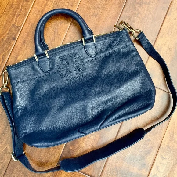 Tory Burch Navy Crossbody Bag - Picture 1 of 5